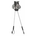 Msa Safety Self Retracting Lanyard, 8 ft., 310 lb. Weight Capacity 63162-00D