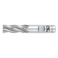 Osg HSS End Mill, 1-1/2in.dia., 3in.Cut L 5486200