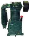 Rolair Air Compressor Pump, 5 hp, 7 1/2 hp, 2 Stage, 47 oz Oil Capacity, 2 Cylinder PMP22K30GR