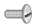 Zoro Select #8-32 x 3/8 in Slotted Truss Machine Screw, Zinc Plated Steel, 100 PK U24861.016.0037