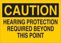 Condor Caution Sign, Hearing Prt, Txt, Srfc, Pl 34GK16
