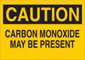 Condor Caution Sign, 10 in Height, 14 in Width, Plastic, English 35FZ21