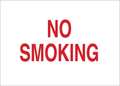 Condor No Smoking Sign, 10" H, 14 in W, Plastic, English, 34GJ69 34GJ69