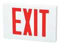 Fulham Firehorse Exit Sign, LED, Red Letter, 8-1/4 in. H FHEX21WRAC