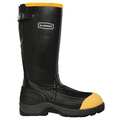 Lacrosse Size 11 Men's Composite Rubber Boot, Black 426050