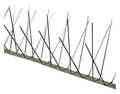 Bird Barrier Bird Repellent Spikes, Dura-Spike, 102 ft., Color: Silver BP-S4100