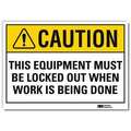 Lyle Safety Sign, Text and Symbol, 10inHx14inW U4-1028-RD_14X10