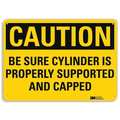 Lyle Safety Sign, 7 in Height, 10 in Width, Aluminum, Vertical Rectangle, English, U4-1076-RA_10X7 U4-1076-RA_10X7