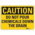 Lyle Caution Sign, 10 in H, 14 in W, Horizontal Rectangle, English, U4-1199-RA_14X10 U4-1199-RA_14X10