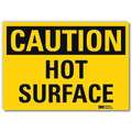 Lyle Safety Sign, 5 in H, 7 in Width, Reflective Sheeting, Horizontal Rectangle, English, U4-1428-RD_7X5 U4-1428-RD_7X5