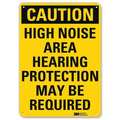 Lyle Safety Sign, High Noise Area, 10in.H U4-1415-RA_7X10