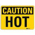 Lyle Safety Sign, 7 in Height, 10 in Width, Aluminum, Vertical Rectangle, English, U4-1424-RA_10X7 U4-1424-RA_10X7
