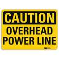 Lyle Safety Sign, 10 in Height, 14 in Width, Aluminum, Horizontal Rectangle, English, U4-1579-RA_14X10 U4-1579-RA_14X10
