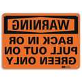 Lyle Warning Sign, 7 in H, 10 in W, Aluminum, Vertical Rectangle, English, U6-1034-RA_10X7 U6-1034-RA_10X7