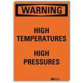 Lyle Security Sign, 10 in H, 7 in W, Reflective Sheeting, Horizontal Rectangle, English, U6-1118-RD_7X10 U6-1118-RD_7X10