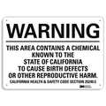 Lyle Warning Sign, 7 in H, 10 in W, Plastic, Vertical Rectangle, English, U6-1234-NP_10X7 U6-1234-NP_10X7