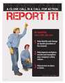 Safetyposter.Com Safety Poster, A Close Call Is A Call, ENG P4768