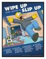 Safetyposter.Com Simpsons Safety Poster, Wipe Up, ENG S1150