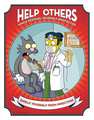 Safetyposter.Com Simpsons Safety Poster, Help Others, ENG S1140