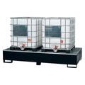 Black Diamond IBC Spill Pallet, 385 gal Spill Capacity, 2 Drum, Galvanized steel 9480-BD