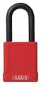 Abus Lockout Padlock, KD, Red, 1-3/4"H, Standards: Osha 74/40 KD RED