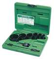 Greenlee Hole Saw Kit, 2-1/2 in Dia, Variable Pitch 830
