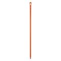 Vikan 59" Color Coded Handle, 1 1/4 in Dia, Orange, Polypropylene 29627