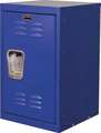 Hallowell Wardrobe Locker, 15 in W, 15 in D, 24 in H, (1) Tier, (1) Wide, Blue HKL1515(24)-1GS