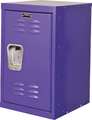 Hallowell Wardrobe Locker, 15 in W, 15 in D, 24 in H, (1) Tier, (1) Wide, Purple HKL1515(24)-1PR