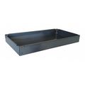 Zoro Select Service Cart Tray, 200 lb., Gray, Steel 35U052