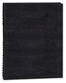 Blueline 9-1/4 x 7-1/4" Black College/Margin Executive Notebook REDA7150EBLK