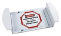 Brady Manhole Cover Sign, 30 1/2 in Height, 42 in Width, Polyester, Octagon, English 47196