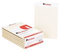 Universal 5 x 8" Ivory Jr. Legal Perforated Ruled Writing Pad, 50 Pg, Pk12 UNV35852