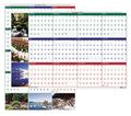 House Of Doolittle Reversible/Erasable Yearly Wall Calendar, 24" x 37" HOD393