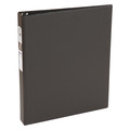 Zoro Select 1" Round Economy Binder, Black, 11 x 8.5 AVE03301