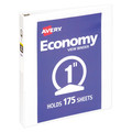 Avery 1" Round Economy Binder, White, 11 x 8.5 AVE05711