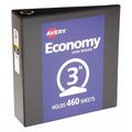 Avery 3" Round Economy Binder, Black, 11 x 8.5 AVE05740