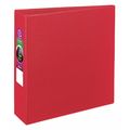 Avery 3" Slant Ring Durable Binder, Red AVE27204