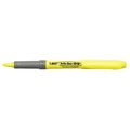 Bic Highlighter, Fluorescent Yellow PK12, Tip Style: Chisel BICGBL11YW