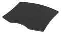 Vollrath Cutting Board, Resin, Black, Contoured 25154