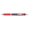 Pentel Retractable Roller Ball Pen, Fine 0.5 mm, Red PENBLN75B
