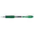 Pilot Gel Roller Ball Pen, Extra Fine 0.5 mm, Green PK12 PIL31005