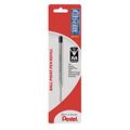 Pentel Ink Refill, Medium, Black PENBKC10BPA