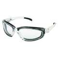 Mcr Safety Safety Glasses, Clear Anti-Fog ; Anti-Scratch PN120AF