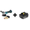 Makita Angle Grinder, 18.0 V, 5 in Wheel Dia. XAG09Z/BL1850B