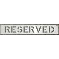 C.H. Hanson Stencil, Reserved, 12 x 9 In. 70041