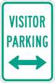 Lyle Visitor Parking Sign, 18" x 12, T1-1040-EG_12x18 T1-1040-EG_12x18