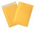 Zoro Select Self-Seal Bubble Mailers, #0, 6"x10", Kraft, PK25 36DZ05