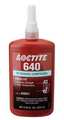 Loctite Retaining Compound, 640 Series, Green, Liquid, High Temperature, Extended Working Time, 250mL Bottle 135521