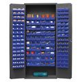 Durham Mfg Heavy Duty Bin Cabinet, 36 in W, 84 in H, 18" D, 156 Bins 2603-156B-5295